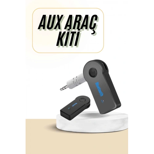 BFS Bluetooth Araç Kiti Aux Çıkışlı  Telefon Müzik Alıcı Tüm Cihazlara Uyumlu