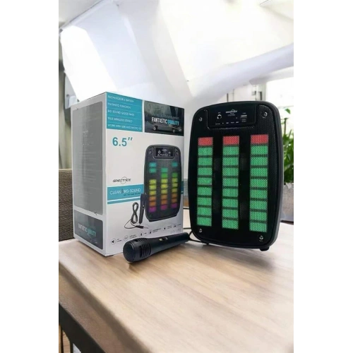 BFS Bluetooth  Hoparlör Mikrofonlu Speaker Taşınabilir Şarjlı