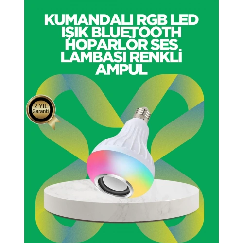 BFS Bluetooth Hoparlörlü LED Ampul – 12W Enerji Tasarruflu