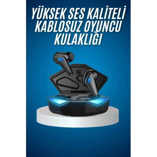 BFS Bluetooth Kulaklık Oyuncu Kulaklığı RGB Işıklı Oyunlarda Düşük Gecikme