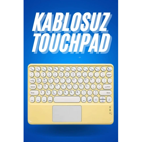 BFS Bluetooth Touchpad Klavye Ultra İnce Taşınabilir Q Klavye