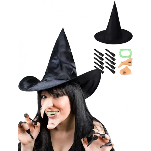 BFS  Cadı Şapkası Cadı Tırnakları Cadı Burnu Cadı Çenesi Cadı Diş Seti