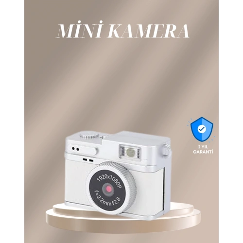 BFS Cep Boy Vintage Dijital Kamera LED Destekli Full HD Video