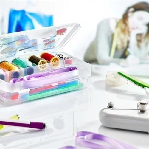 BFS Çift Taraflı Bölmeli Hobi Dikiş Kutusu Ardunio Malzeme Kutusu