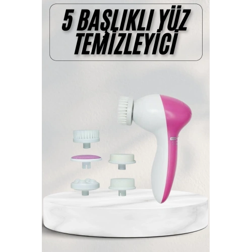BFS Cilt Temizleme ve Masaj Aleti 5 Başlıklı Akne ve Sivilce Önleyici