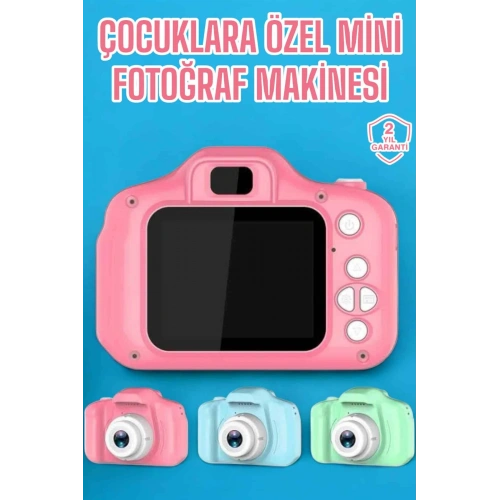 BFS Çocuk Kamerası Dijital 1080P HD Kaliteli Mini Fotoğraf Makinesi Profesyonel