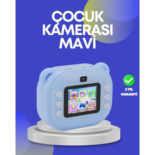 BFS Çocuk Şipşak Kamera – 24MP HD Çift Lensli Termal Baskı Teknolojili