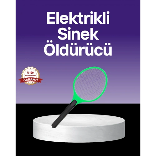 BFS Çocuk ve Evcil Hayvan Dostu Elektrikli Sinek Raketi | Güvenli Kullanım