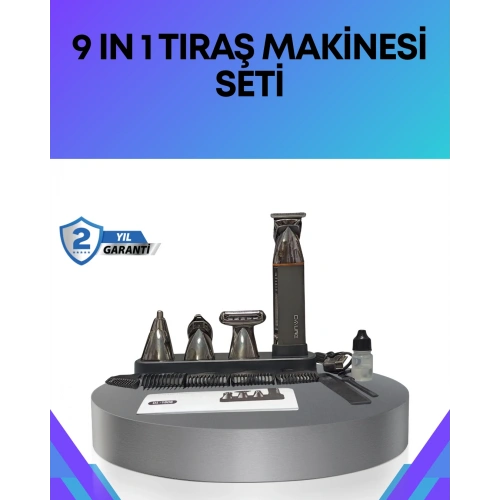 BFS Çok Fonksiyonlu 9’u 1 Arada Tıraş Makinesi Şarjlı Saç Sakal Düzeltici