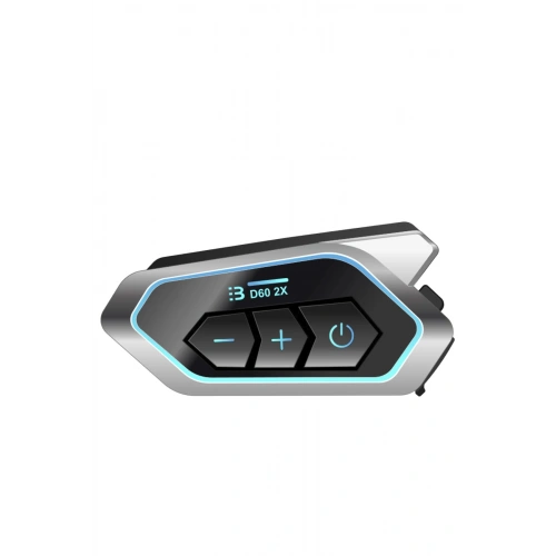BFS D60 2x Motosiklet Kask Kulaklığı Bluetooth Intercom Rgb Işıklı 2 Intercom Bağlantılı