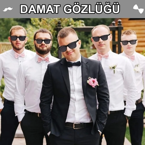 BFS   Damat Gözlüğü – Düğün ve Bekarlığa Veda Partisi Aksesuarı