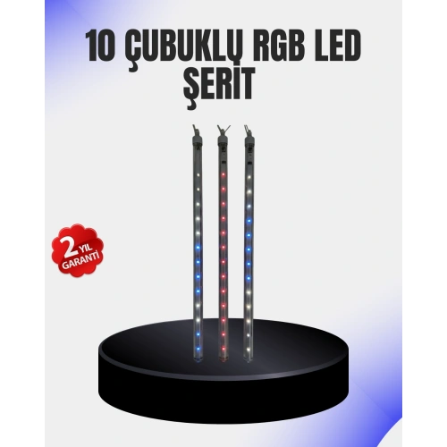 BFS Dekoratif LED Meteor Işık 10’lu Çubuk Seti