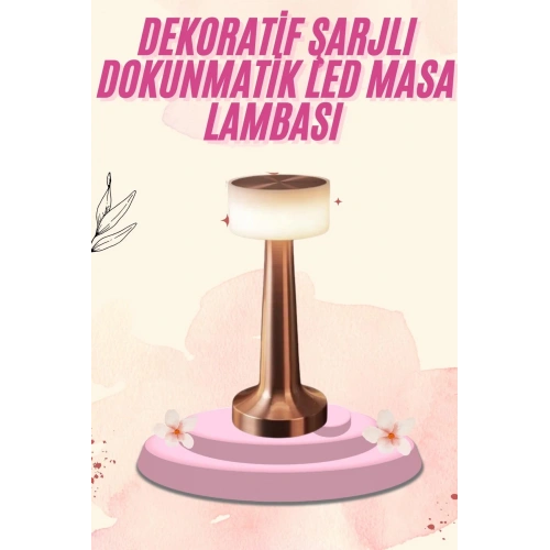 BFS Dekoratif Masa Lambası Dokunmatik Renk Değiştirebilen Gece Lambası