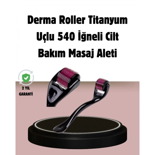 BFS Dermaroller Titanyum 540 İğneli 1 mm Cilt Yenileme ve Anti Aging Etkisi