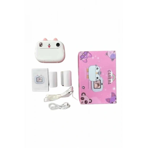 BFS Dijital HD Video Kamera Çocuk Fotoğraf Makinesi  Anlık Termal Rulo