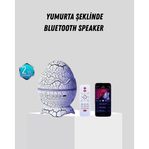 BFS Dinozor Yumurta Gece Lambası Projektör – 14 Renk Seçeneği