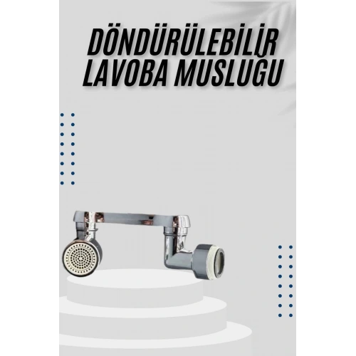 BFS Dönebilen Musluk Başlığı Akrobat Mutfak Banyo Musluk Ucu Başlığı Oynar Başlıklı
