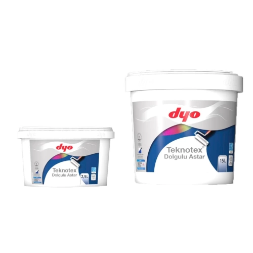 BFS Dyo Teknotex Dolgulu Dış Cephe Astarı 15 Litre Beyaz