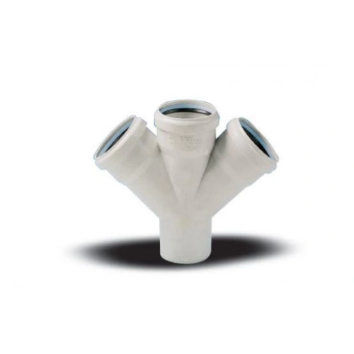 BFS Ege Yıldız 110X110X110 Pvc Çift Çatal  3,2 mm