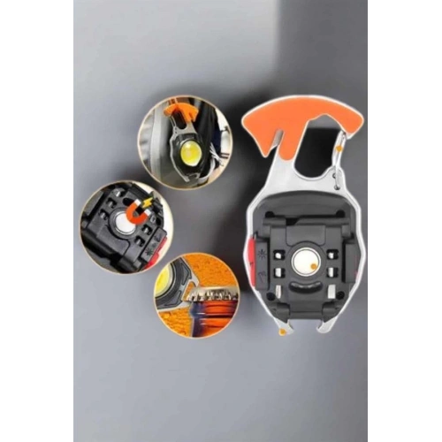 BFS El Feneri Acil Işık Seti Tornavida Düdük Kapak Açma Kamp Lambası