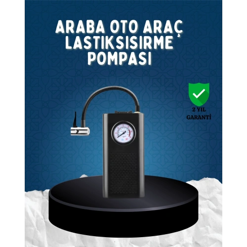 BFS Elektrikli Hava Kompresörü Type-C USB Şarjlı Çok Fonksiyonlu Lastik Pompası