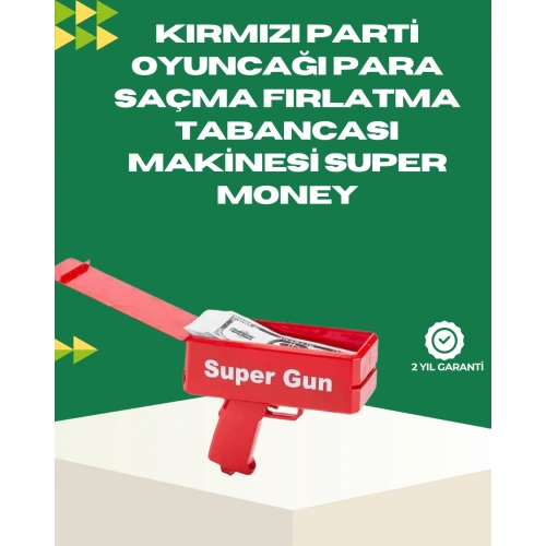 BFS Elektrikli Money Gun Oyuncak Parti Tabancası