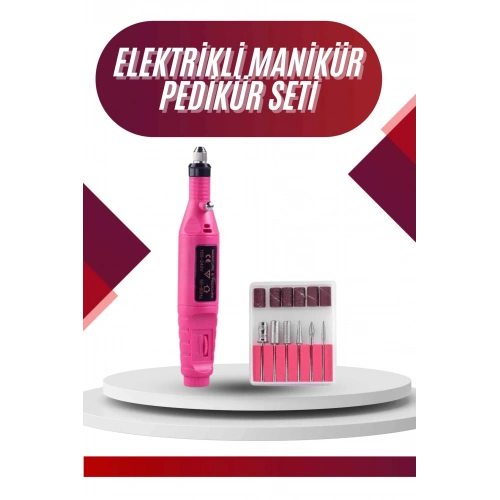 BFS Elektrikli Profesyonel Manikür Pedikür Seti Değiştirilebilir Başlık Seçeneği