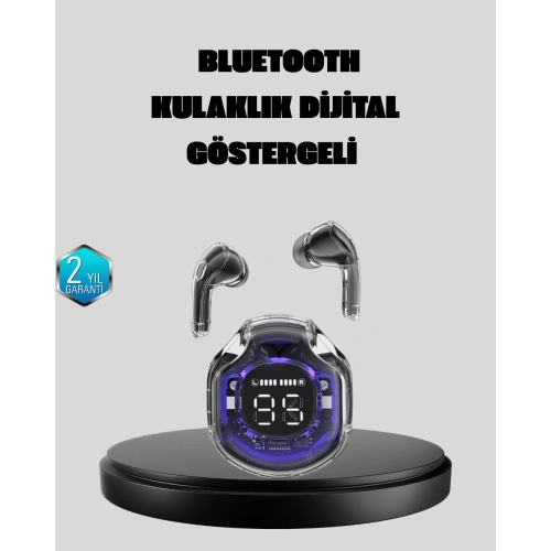 BFS ENC Mikrofonlu Kablosuz Kulaklık Dokunmatik Kontrol ve LED Ekran Şarj Kutulu