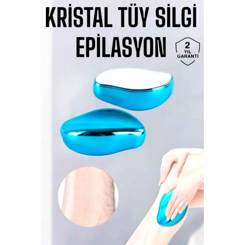 BFS Epilasyon Aleti Bacaklar Kollar İçin Yıkanabilir Kristal Epilatör Tüy Silgi