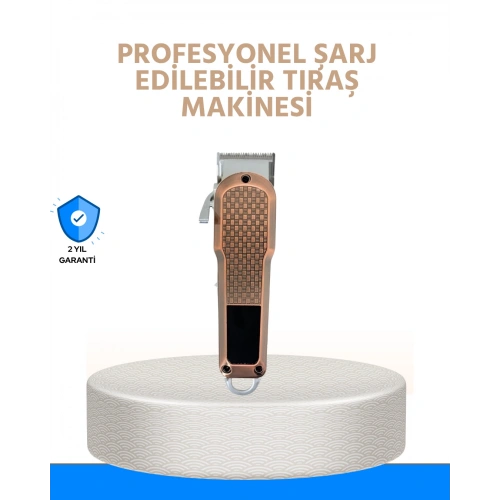 BFS Erkek Bakım Makinesi – LCD Ekranlı 7000RPM Şarjlı Saç ve Sakal Kesme Cihazı