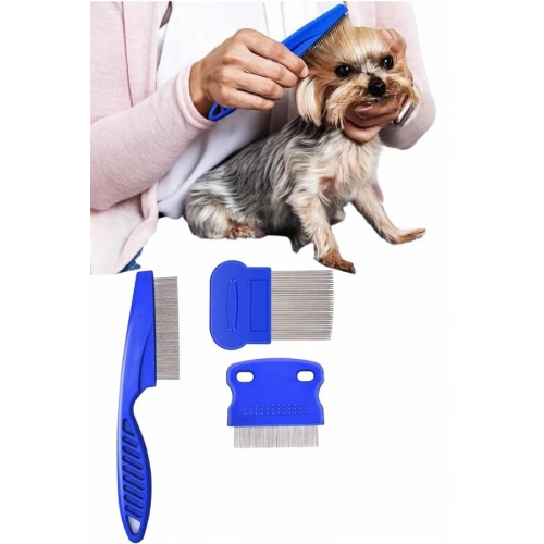 BFS Evcil Hayvan Bit Tarağı Seti Paslanmaz Çelik Bıçaklı 4lü Set