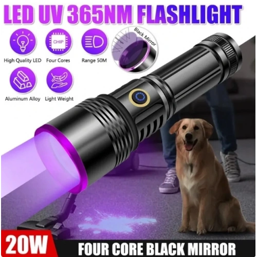 BFS F-365 Uv 20w Şarjlı 26650 Pilli Profesyonel El Feneri