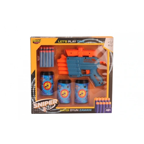 BFS FAB 5707 KUTULU 3 HEDEFLİ SNİPER 8 DART ATICI