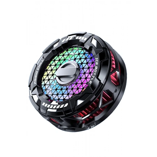 BFS  FS02 15W RGB Radyatör Telefon Soğutucu Fan - Siyah