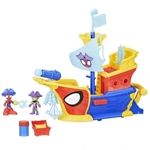 BFS  G0666 Spidey ve İnanılmaz Arkadaşları Webs Ahoy Bubble Ship +3 yaş