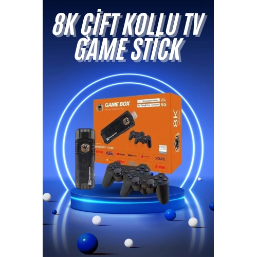 BFS Game Box Android Tv 36500 Oyunlu Atari 5g 8k HDR Ultra HD 64 GB