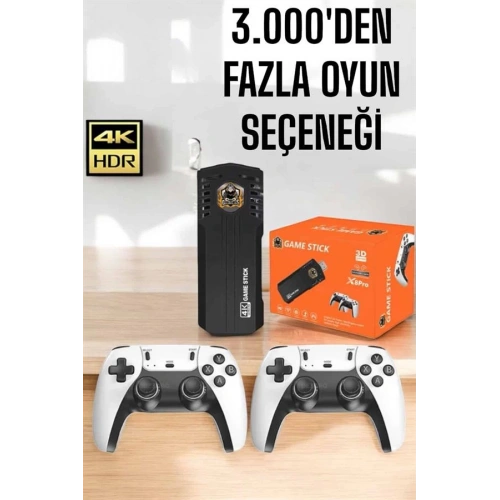 BFS Game Stick Retro 8K ULTRA HD Video Oyun Konsolu Android Tv Özelliği