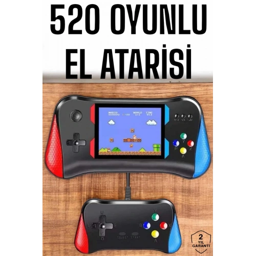 BFS Gamepad Joystick 500 Oyunlu Retro Oyun Konsolu Tv Bağlantı Özellikli 2 Kişilik Destekli