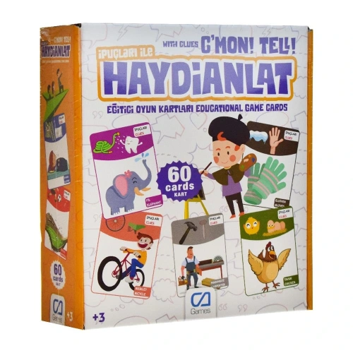 BFS Games Haydi Anlat Eğitici Oyun Kartları 60 Kart 5080