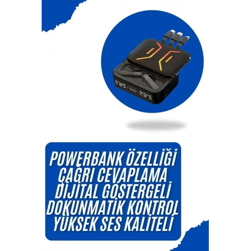 BFS Gaming Bluetooth Kulaklık Dahili Powerbank Kablolu Düşük Gecikmeli Bluetooth 5.2