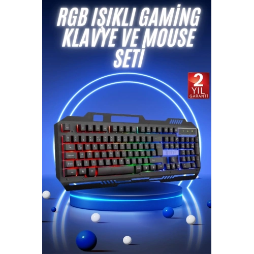 BFS Gaming Oyuncu Klavyesi Led Aydınlatmalı Mekanik Hisli