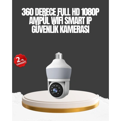 BFS Gece Görüşlü Mobil Uygulamalı Akıllı Ampül Kamera