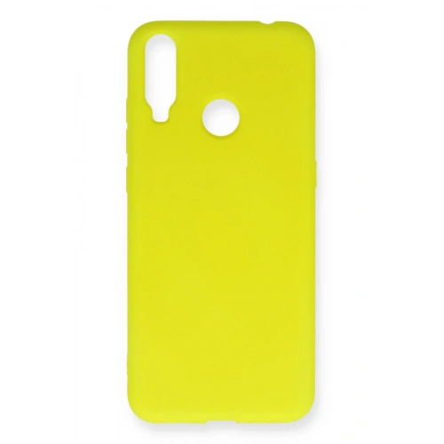 BFS  General Mobile GM 10 Kılıf Nano içi Kadife Silikon - Sarı