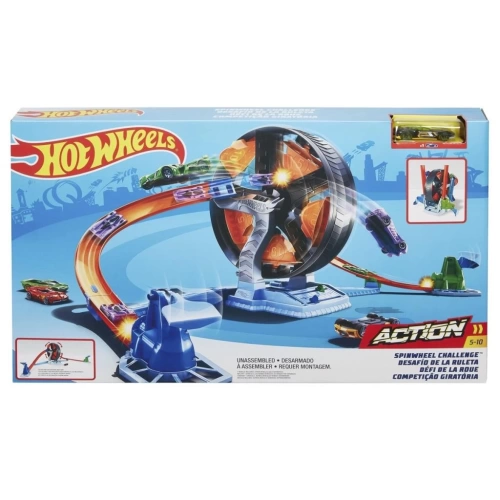 BFS  GJM77 Hot Wheels, Dönen Tekerlek Macerası Yarış Seti / 4-8 yaş