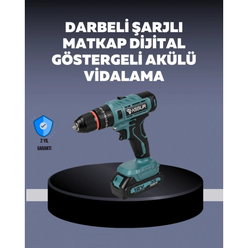 BFS Güçlü Şarjlı Matkap Vidalama Çift Batarya