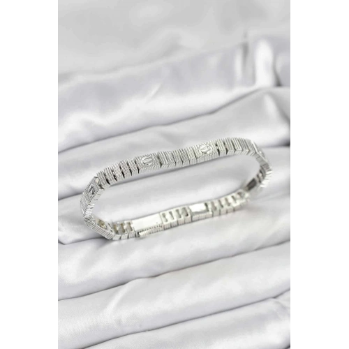 BFS Gümüş Renk VIP Seri Bileklik