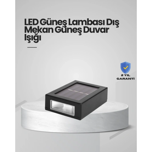 BFS Güneş Enerjili LED Duvar Aydınlatması