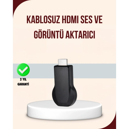 BFS HDMI Kablosuz Ekran Alıcısı – iOS, Android,PC Uyumluluğu