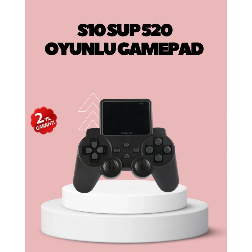 BFS HDMI TV Bağlantılı Orijinal S10 Gamepad 520 Oyunlu 2025 Seri Oyun Konsolu