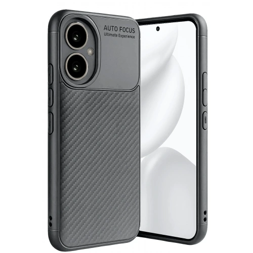 BFS  Honor 400 Kılıf Auto Focus Karbon Kapak - Gri